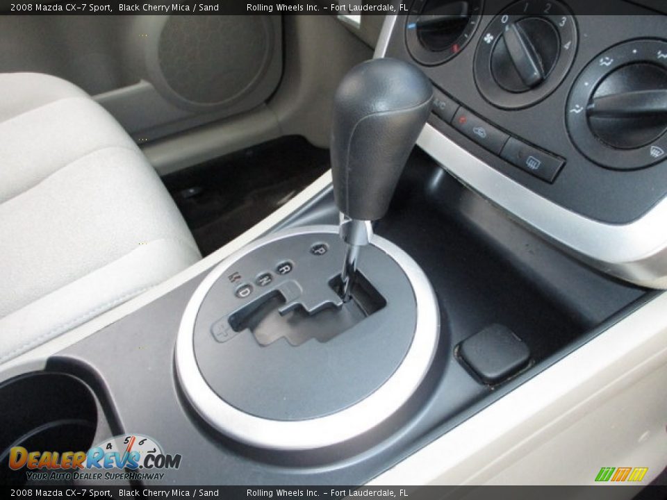 2008 Mazda CX-7 Sport Black Cherry Mica / Sand Photo #21