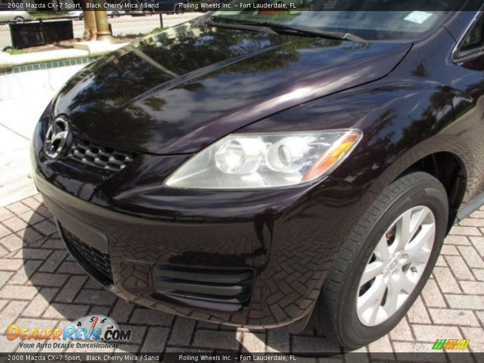 2008 Mazda CX-7 Sport Black Cherry Mica / Sand Photo #22