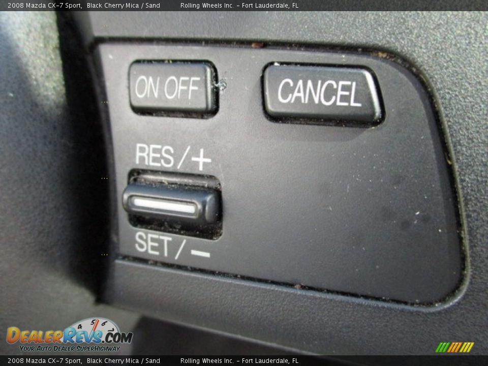 2008 Mazda CX-7 Sport Black Cherry Mica / Sand Photo #27