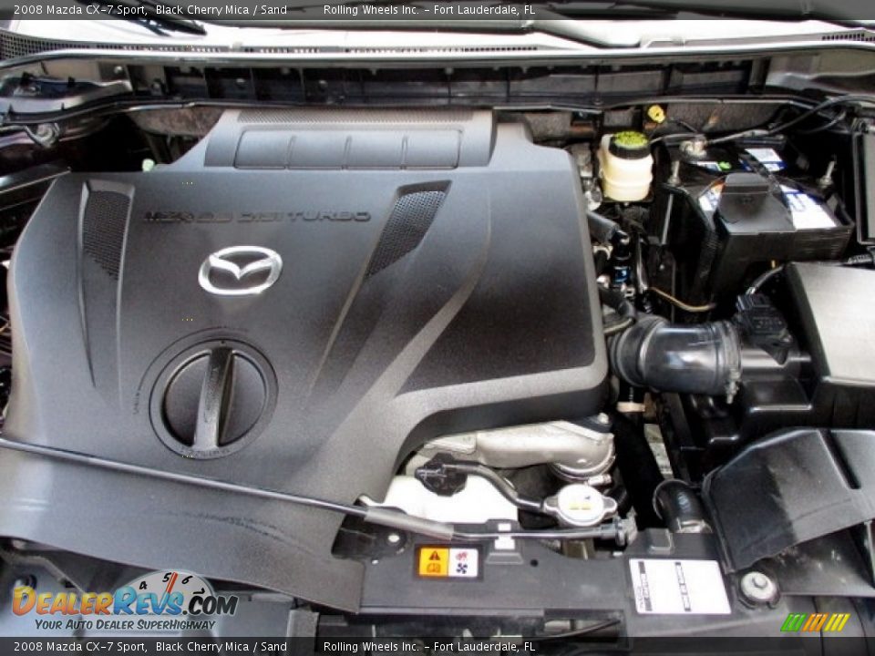 2008 Mazda CX-7 Sport Black Cherry Mica / Sand Photo #29