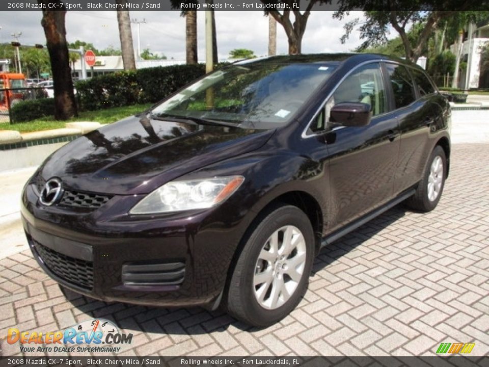 2008 Mazda CX-7 Sport Black Cherry Mica / Sand Photo #30