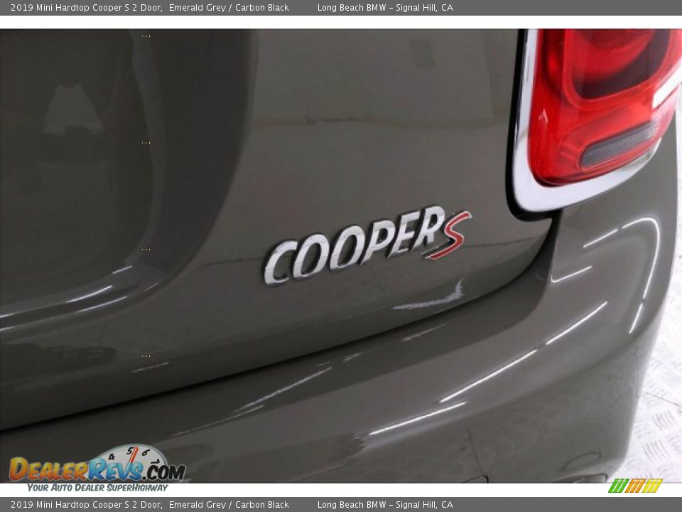 2019 Mini Hardtop Cooper S 2 Door Emerald Grey / Carbon Black Photo #7