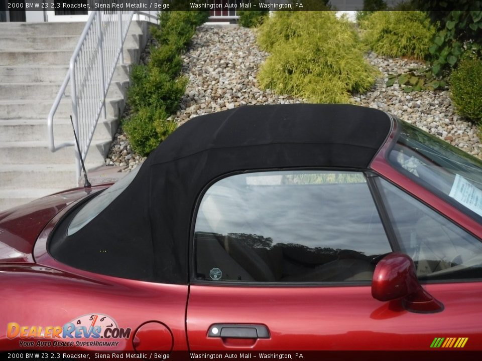 2000 BMW Z3 2.3 Roadster Siena Red Metallic / Beige Photo #4