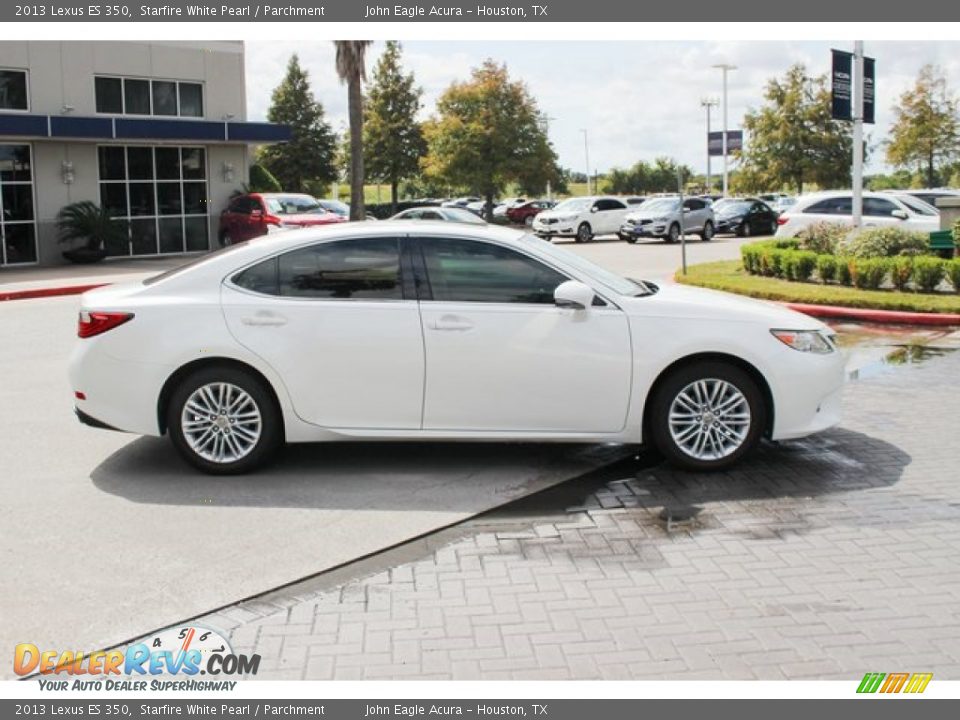2013 Lexus ES 350 Starfire White Pearl / Parchment Photo #8