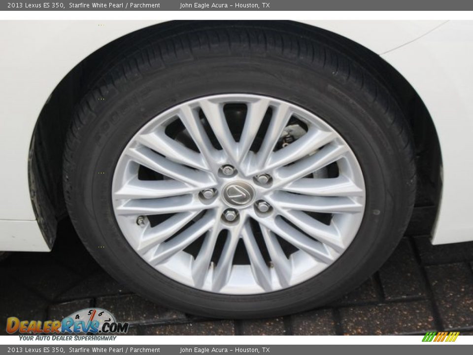 2013 Lexus ES 350 Starfire White Pearl / Parchment Photo #10