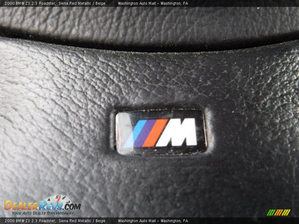 2000 BMW Z3 2.3 Roadster Siena Red Metallic / Beige Photo #23