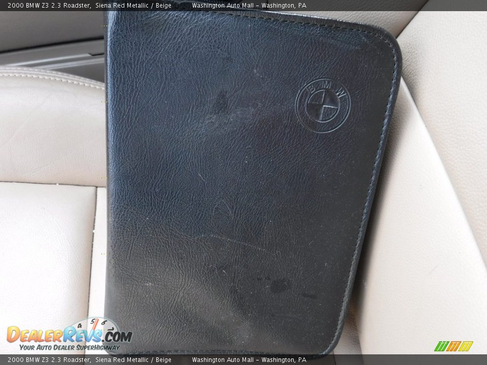 2000 BMW Z3 2.3 Roadster Siena Red Metallic / Beige Photo #24