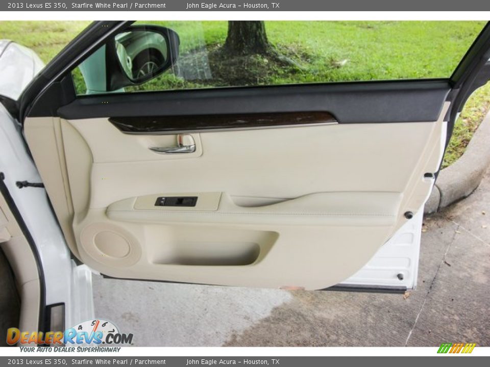 2013 Lexus ES 350 Starfire White Pearl / Parchment Photo #25