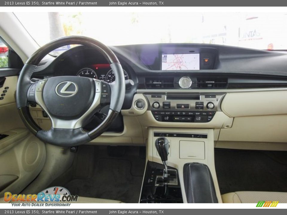 2013 Lexus ES 350 Starfire White Pearl / Parchment Photo #27