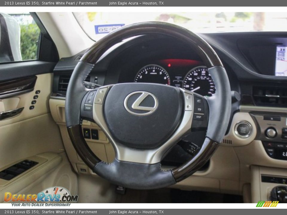 2013 Lexus ES 350 Starfire White Pearl / Parchment Photo #31