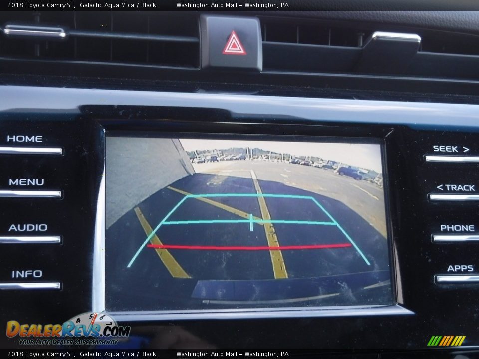 2018 Toyota Camry SE Galactic Aqua Mica / Black Photo #18
