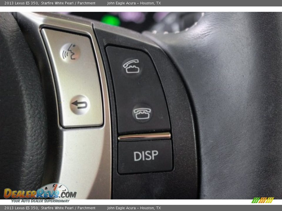 2013 Lexus ES 350 Starfire White Pearl / Parchment Photo #36