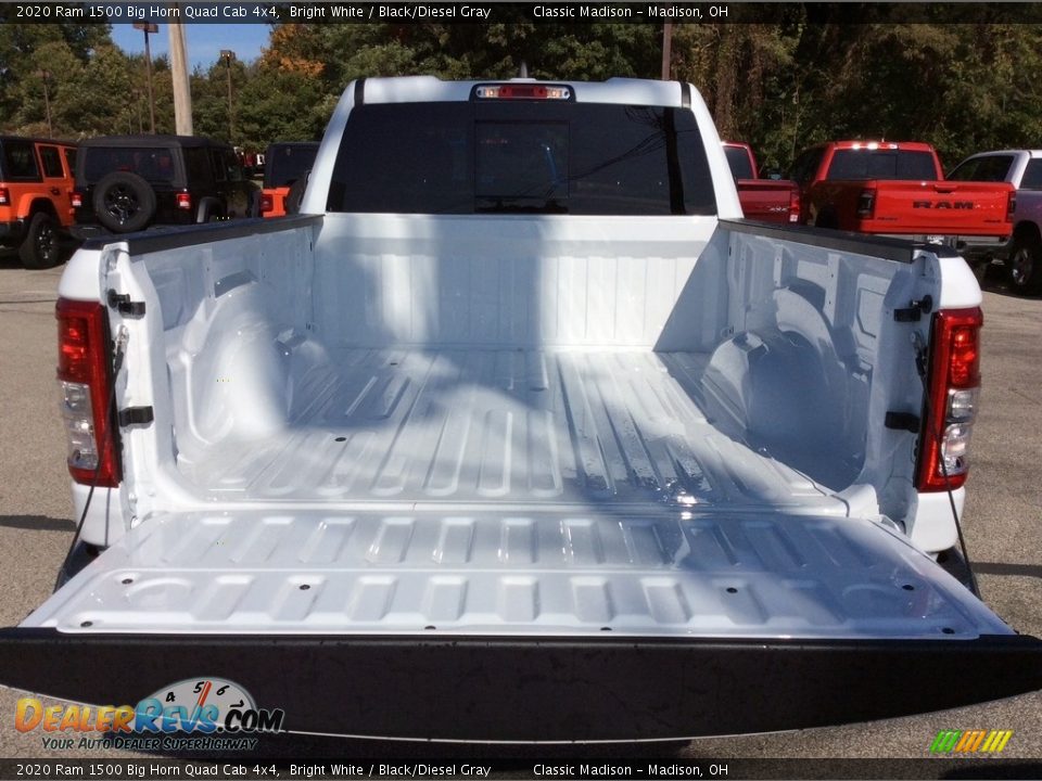 2020 Ram 1500 Big Horn Quad Cab 4x4 Bright White / Black/Diesel Gray Photo #9