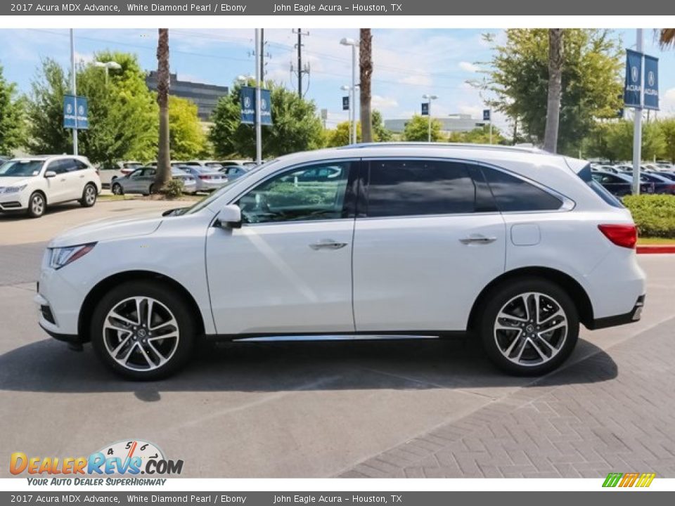 2017 Acura MDX Advance White Diamond Pearl / Ebony Photo #4