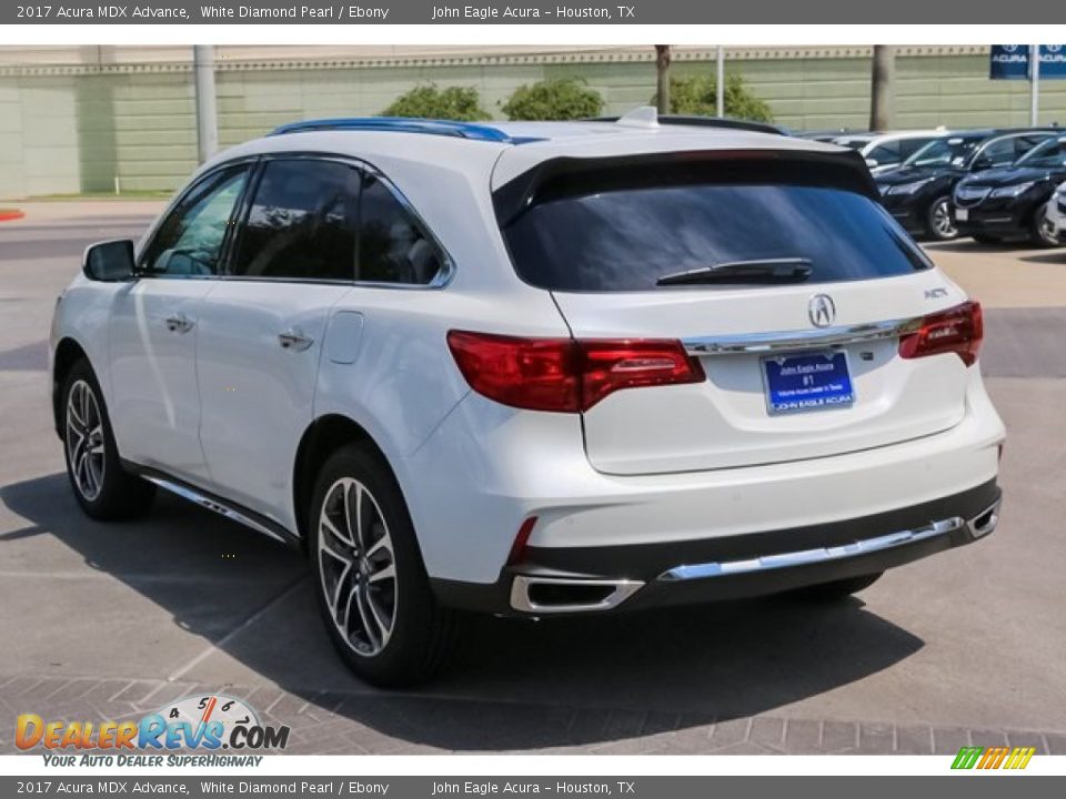 2017 Acura MDX Advance White Diamond Pearl / Ebony Photo #5
