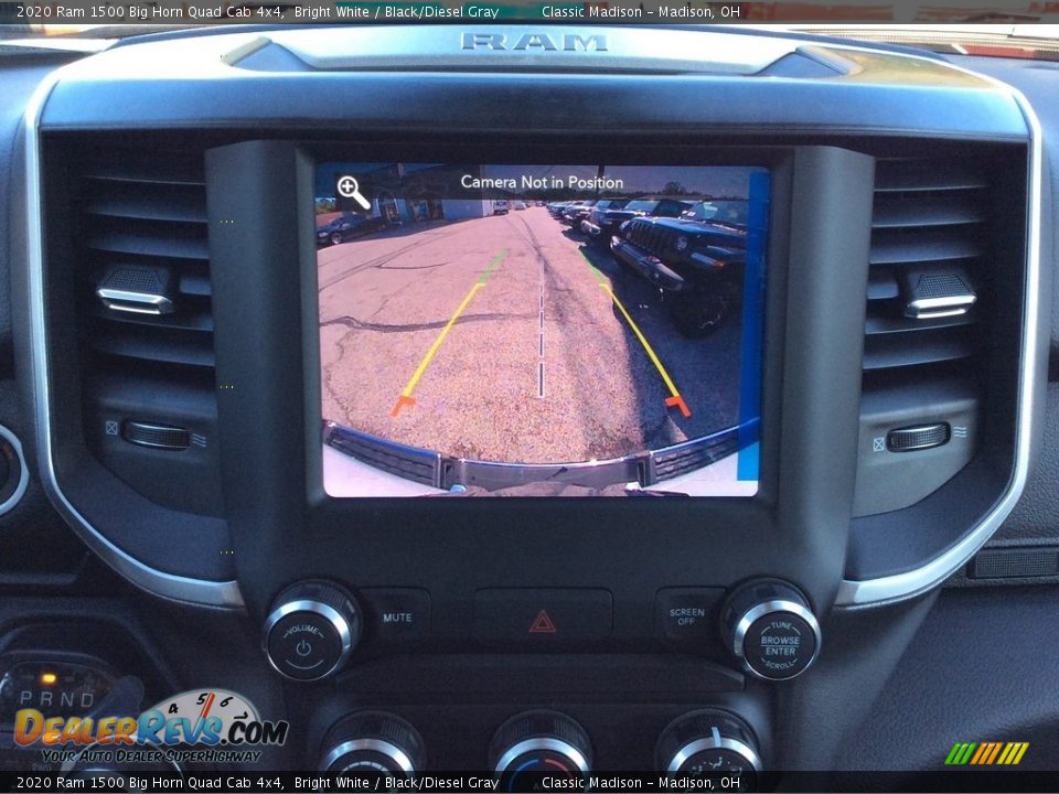 2020 Ram 1500 Big Horn Quad Cab 4x4 Bright White / Black/Diesel Gray Photo #15
