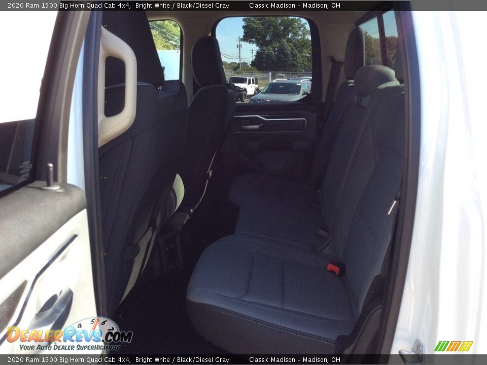 2020 Ram 1500 Big Horn Quad Cab 4x4 Bright White / Black/Diesel Gray Photo #16