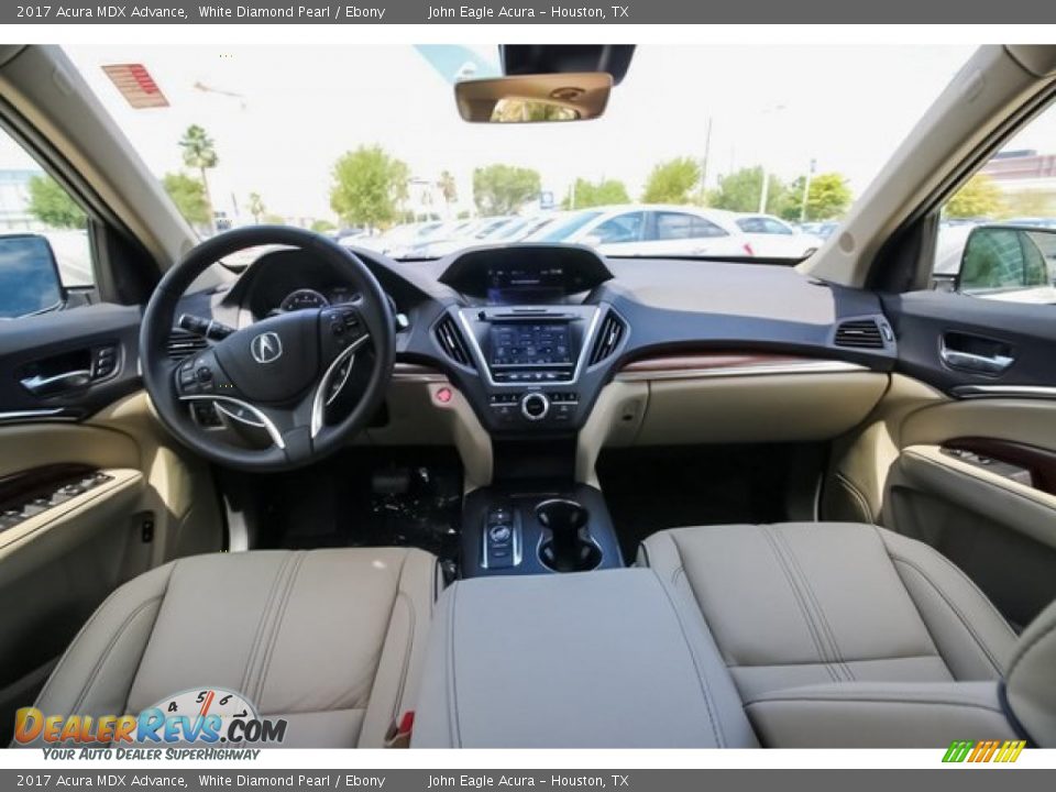 2017 Acura MDX Advance White Diamond Pearl / Ebony Photo #9