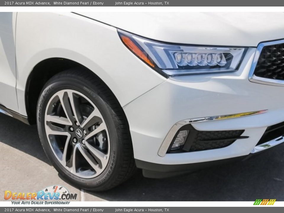 2017 Acura MDX Advance White Diamond Pearl / Ebony Photo #10