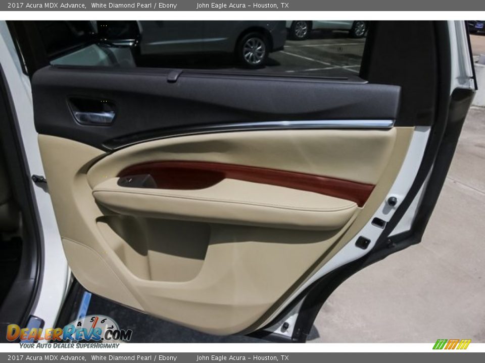 2017 Acura MDX Advance White Diamond Pearl / Ebony Photo #19