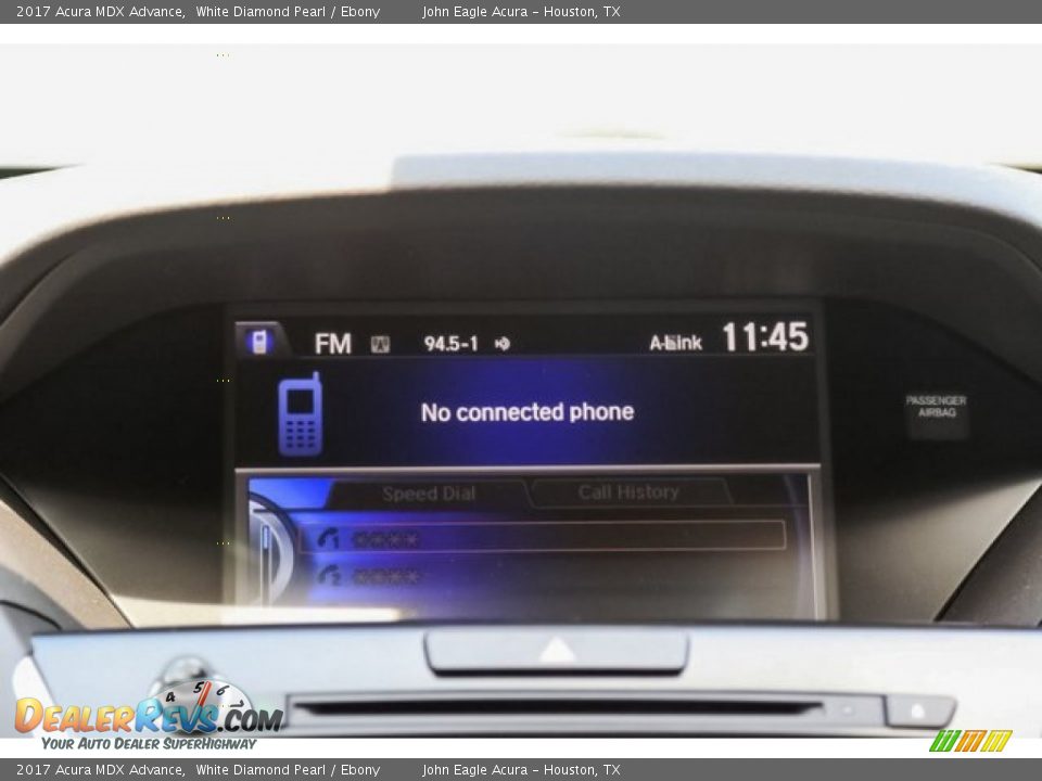 2017 Acura MDX Advance White Diamond Pearl / Ebony Photo #25