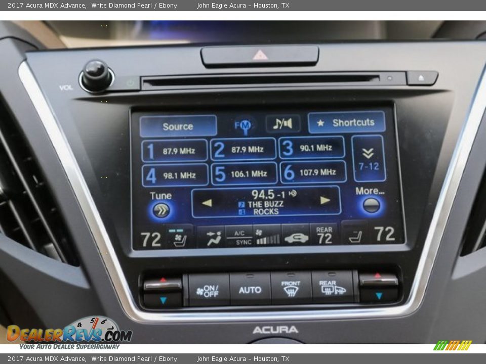 2017 Acura MDX Advance White Diamond Pearl / Ebony Photo #26