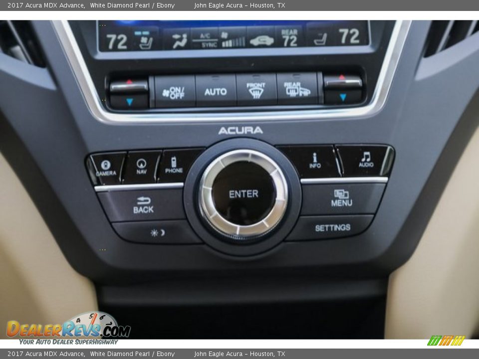 2017 Acura MDX Advance White Diamond Pearl / Ebony Photo #27