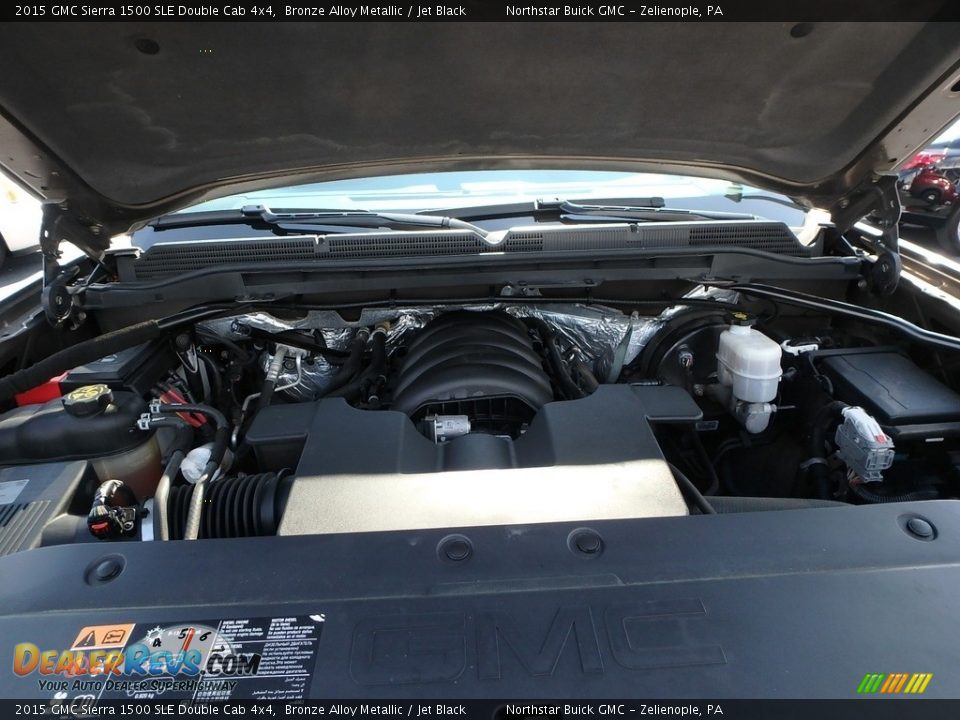 2015 GMC Sierra 1500 SLE Double Cab 4x4 Bronze Alloy Metallic / Jet Black Photo #2