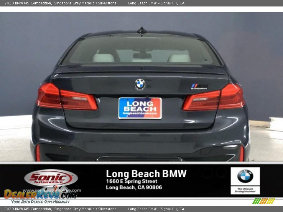 2020 BMW M5 Competition Singapore Grey Metallic / Silverstone Photo #3