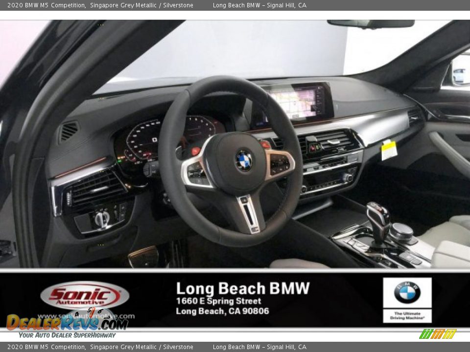 2020 BMW M5 Competition Singapore Grey Metallic / Silverstone Photo #4