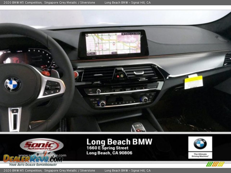 2020 BMW M5 Competition Singapore Grey Metallic / Silverstone Photo #5