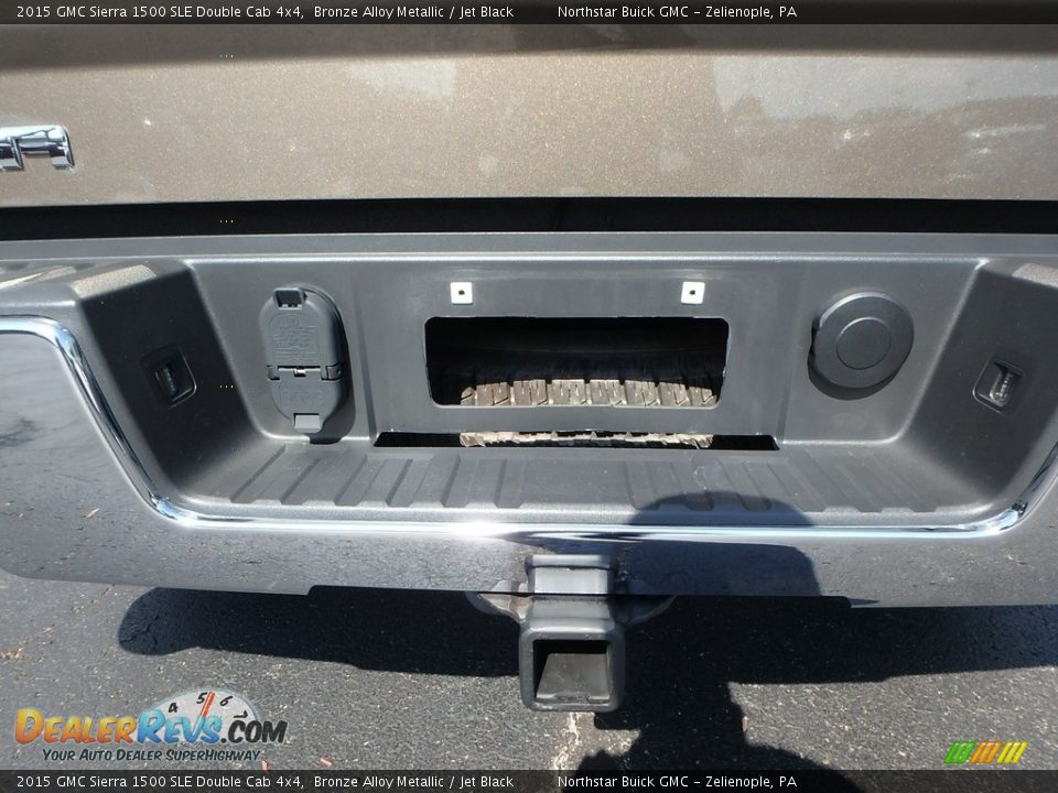 2015 GMC Sierra 1500 SLE Double Cab 4x4 Bronze Alloy Metallic / Jet Black Photo #11