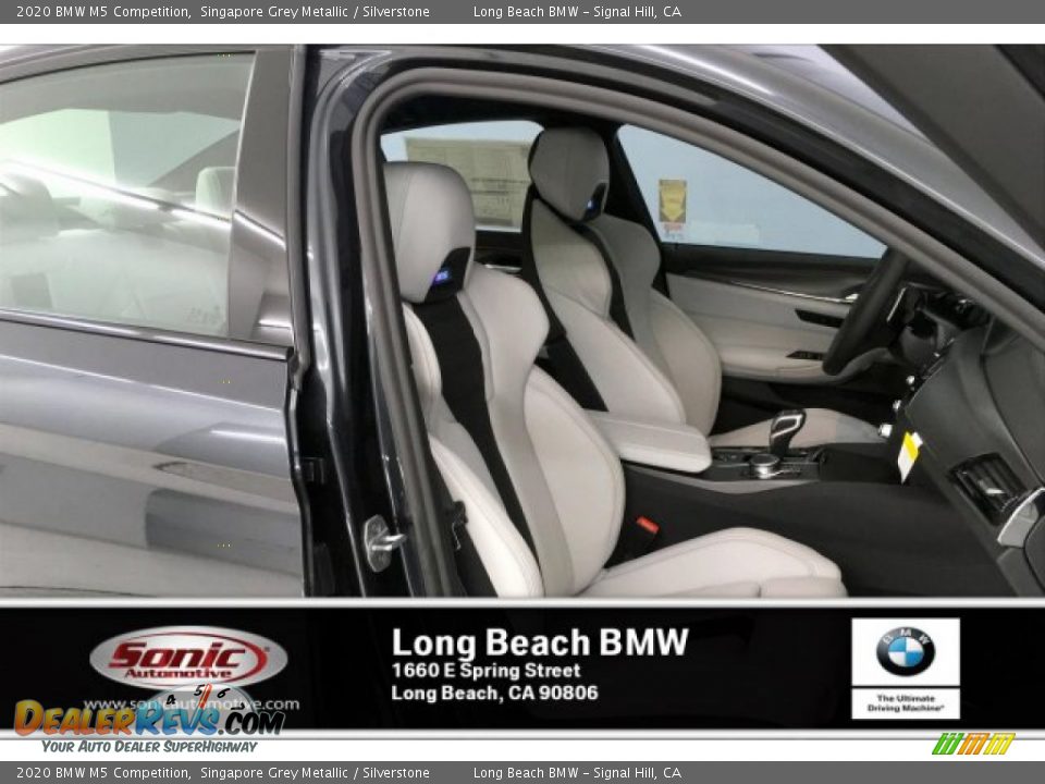 2020 BMW M5 Competition Singapore Grey Metallic / Silverstone Photo #7