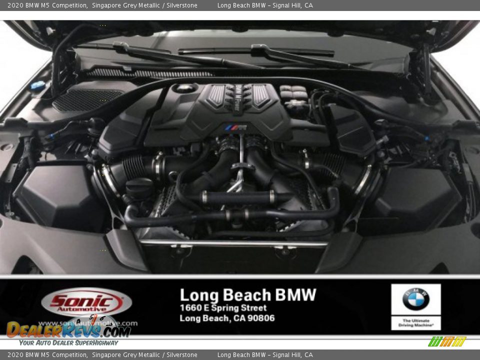 2020 BMW M5 Competition Singapore Grey Metallic / Silverstone Photo #8