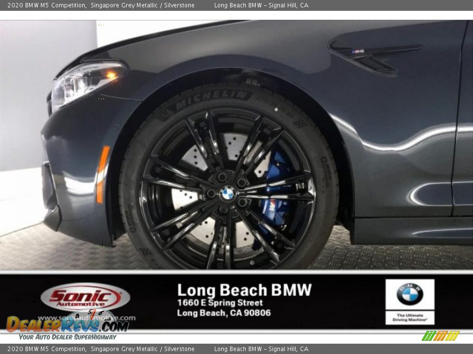 2020 BMW M5 Competition Singapore Grey Metallic / Silverstone Photo #9