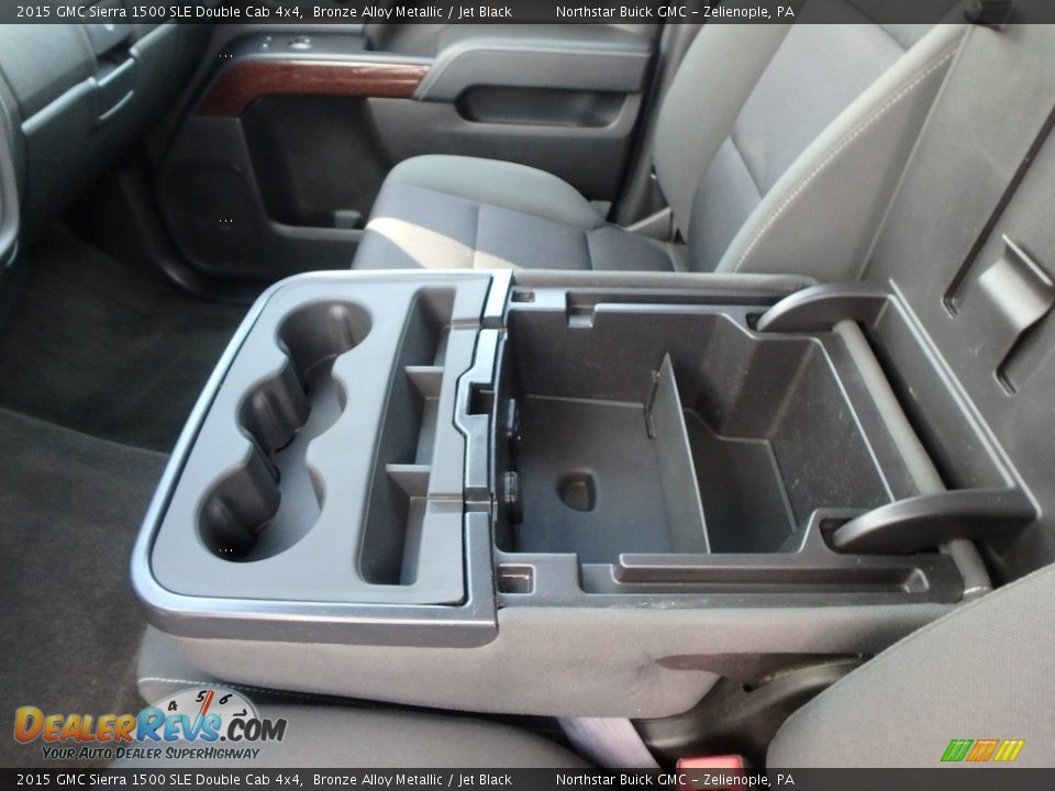 2015 GMC Sierra 1500 SLE Double Cab 4x4 Bronze Alloy Metallic / Jet Black Photo #18