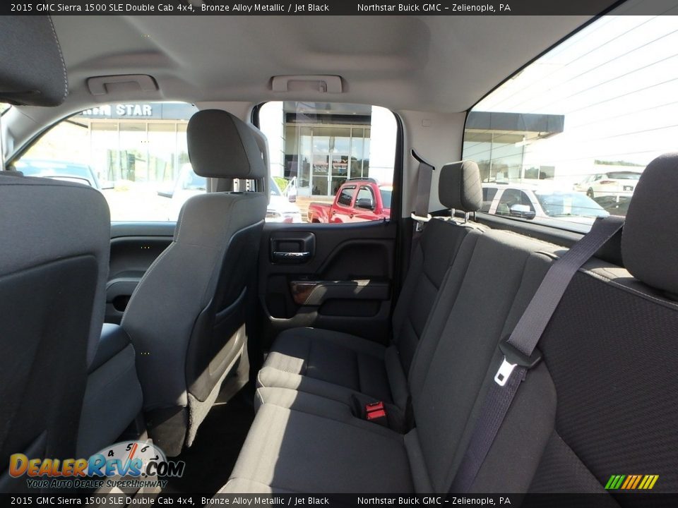 2015 GMC Sierra 1500 SLE Double Cab 4x4 Bronze Alloy Metallic / Jet Black Photo #21