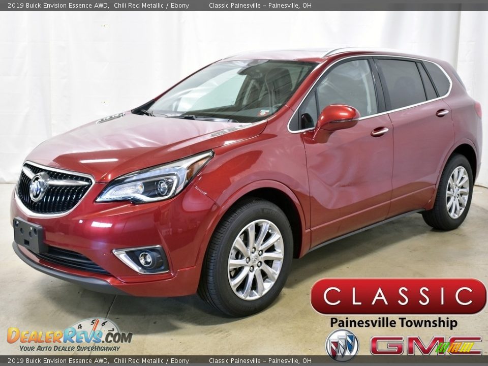 2019 Buick Envision Essence AWD Chili Red Metallic / Ebony Photo #1