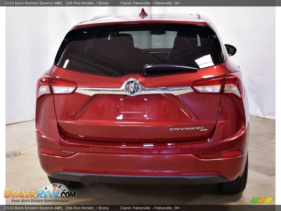 2019 Buick Envision Essence AWD Chili Red Metallic / Ebony Photo #3