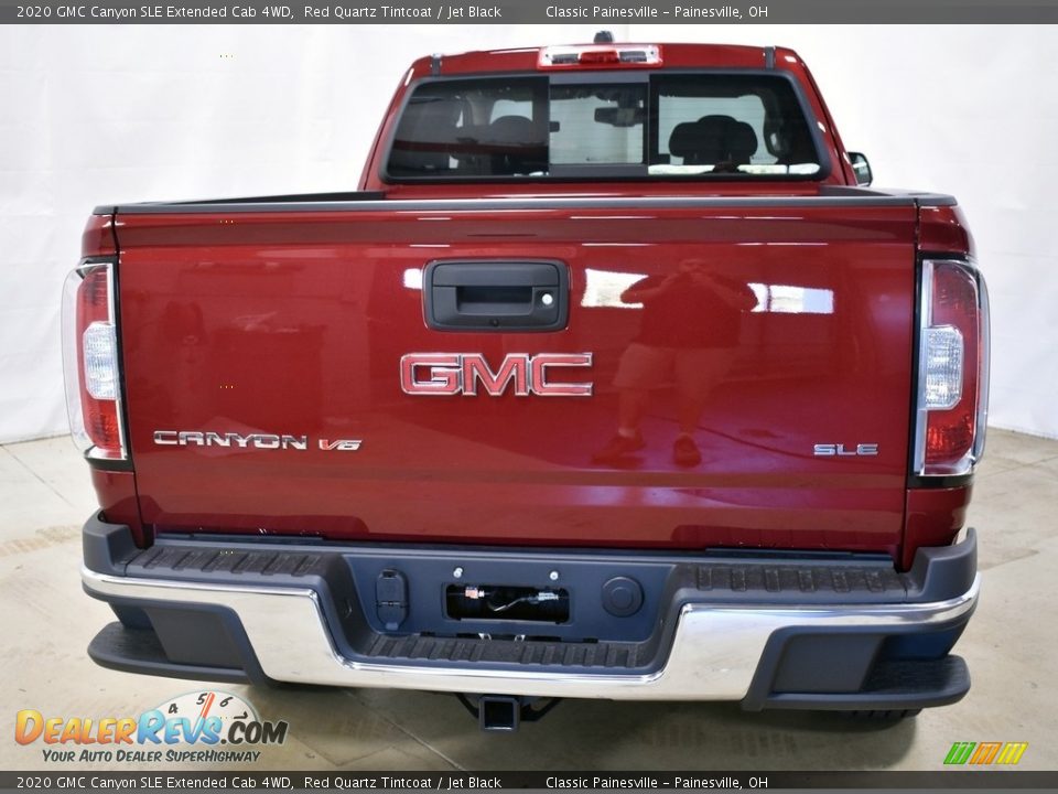 2020 GMC Canyon SLE Extended Cab 4WD Red Quartz Tintcoat / Jet Black Photo #3