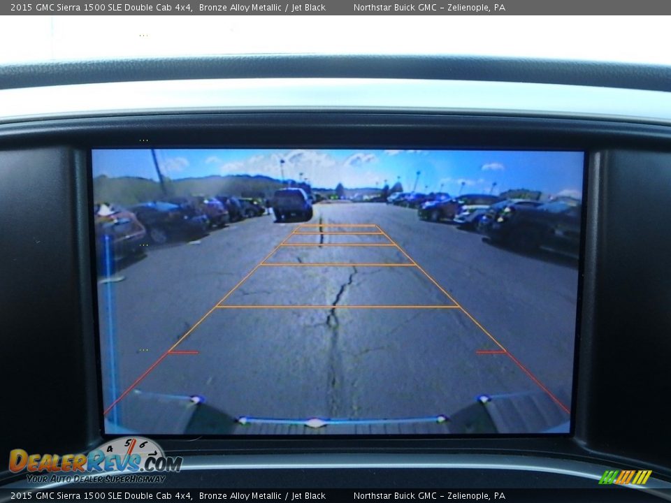 2015 GMC Sierra 1500 SLE Double Cab 4x4 Bronze Alloy Metallic / Jet Black Photo #28