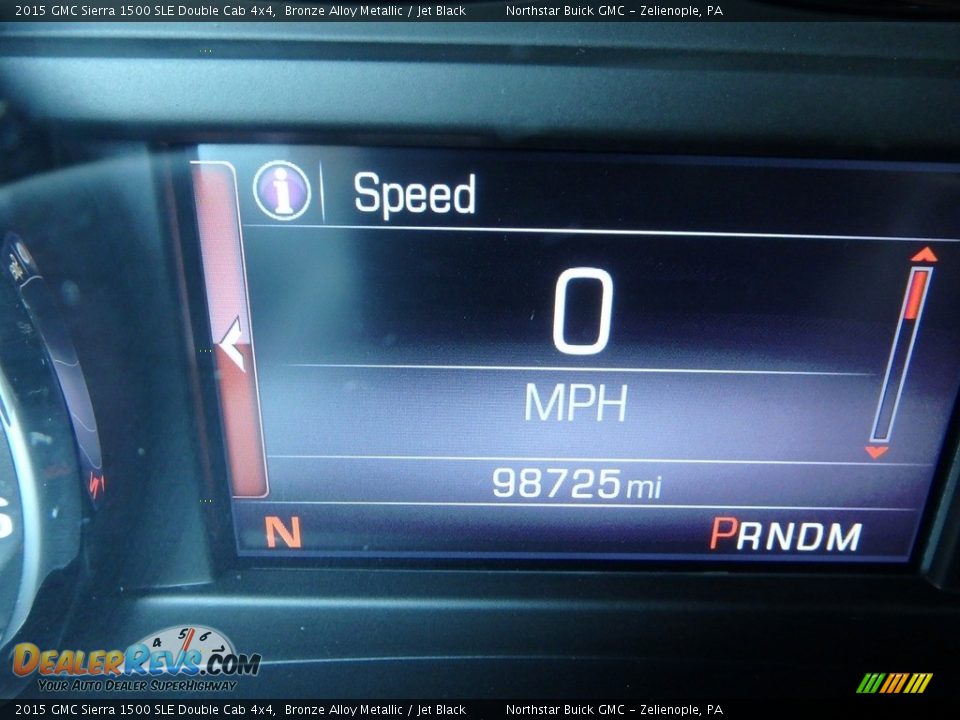 2015 GMC Sierra 1500 SLE Double Cab 4x4 Bronze Alloy Metallic / Jet Black Photo #30