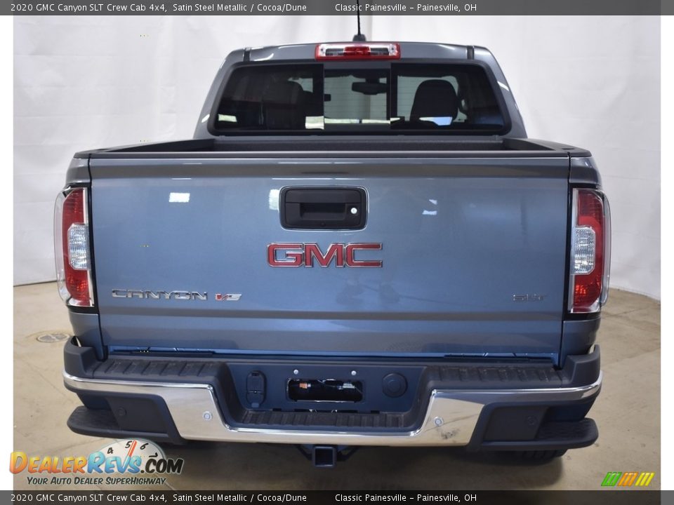 2020 GMC Canyon SLT Crew Cab 4x4 Satin Steel Metallic / Cocoa/Dune Photo #3