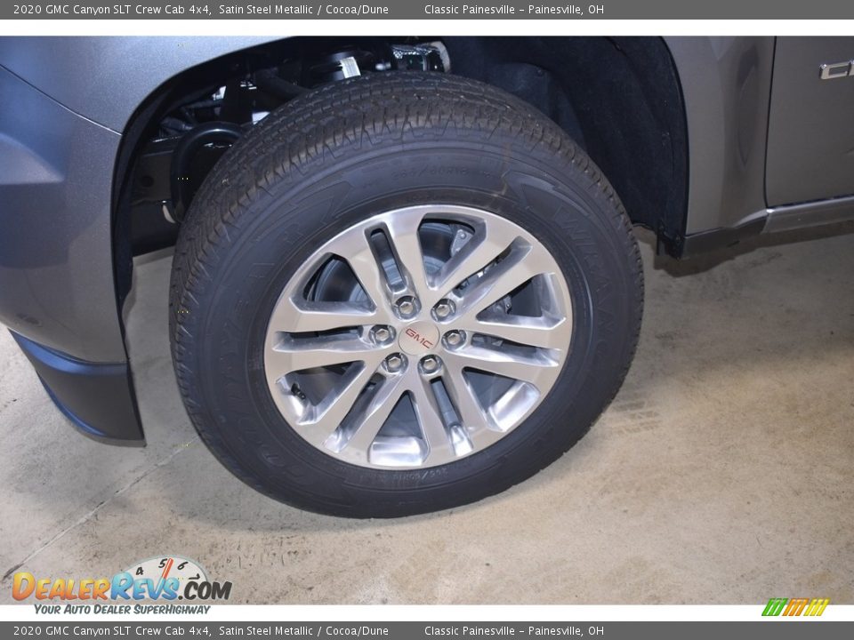 2020 GMC Canyon SLT Crew Cab 4x4 Satin Steel Metallic / Cocoa/Dune Photo #5