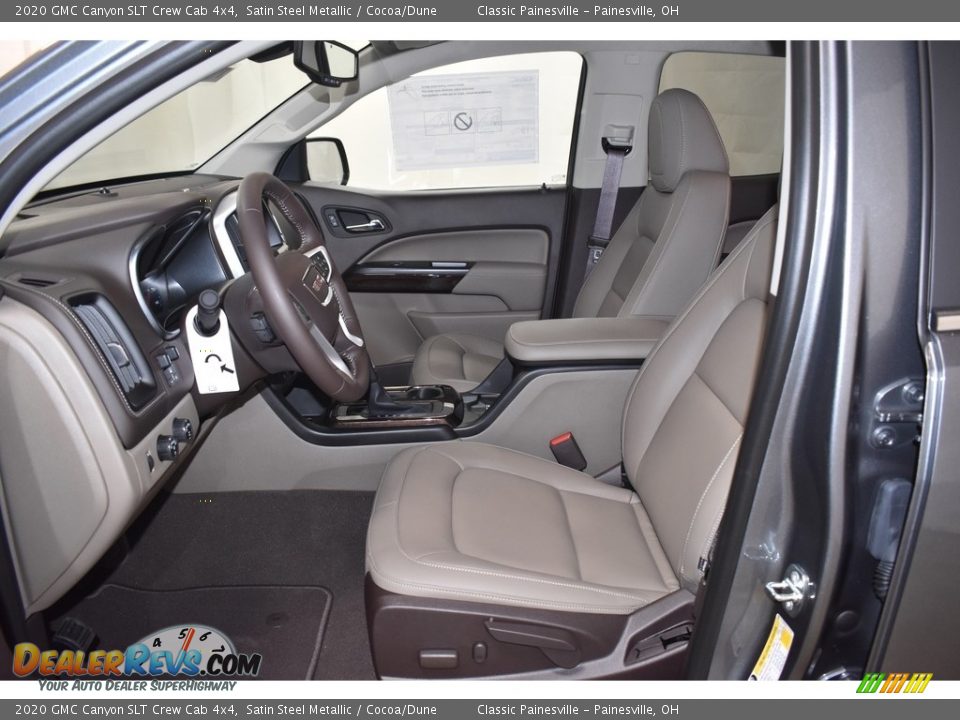 Cocoa/Dune Interior - 2020 GMC Canyon SLT Crew Cab 4x4 Photo #6