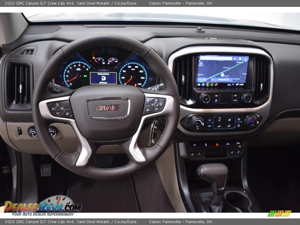 Dashboard of 2020 GMC Canyon SLT Crew Cab 4x4 Photo #8