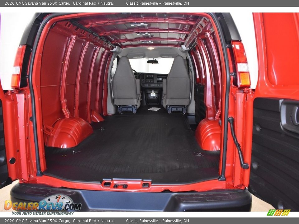 2020 GMC Savana Van 2500 Cargo Cardinal Red / Neutral Photo #7