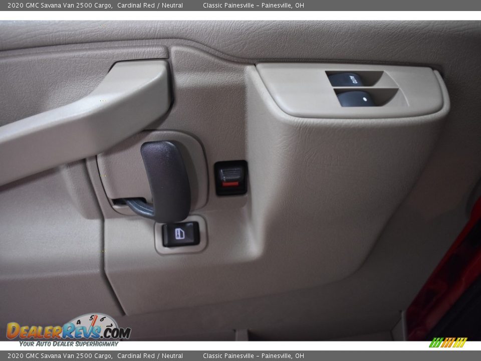 2020 GMC Savana Van 2500 Cargo Cardinal Red / Neutral Photo #8