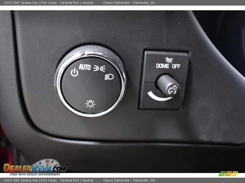 2020 GMC Savana Van 2500 Cargo Cardinal Red / Neutral Photo #9