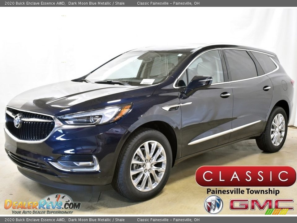 2020 Buick Enclave Essence AWD Dark Moon Blue Metallic / Shale Photo #1